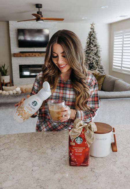 This is not a drill!! #ad @starbucks limited edition Holiday Blend Coffee & Creamer have officially hit the shelves at @target! It’s a fav in our house, so I always grab a few extra bags for neighbors, coaches and our favorite UPS/FedEx drivers. Linking up a few ideas to create the perfect coffee themed holiday gift basket in stories now. #TargetPartner #Target 

#LTKHoliday #LTKhome