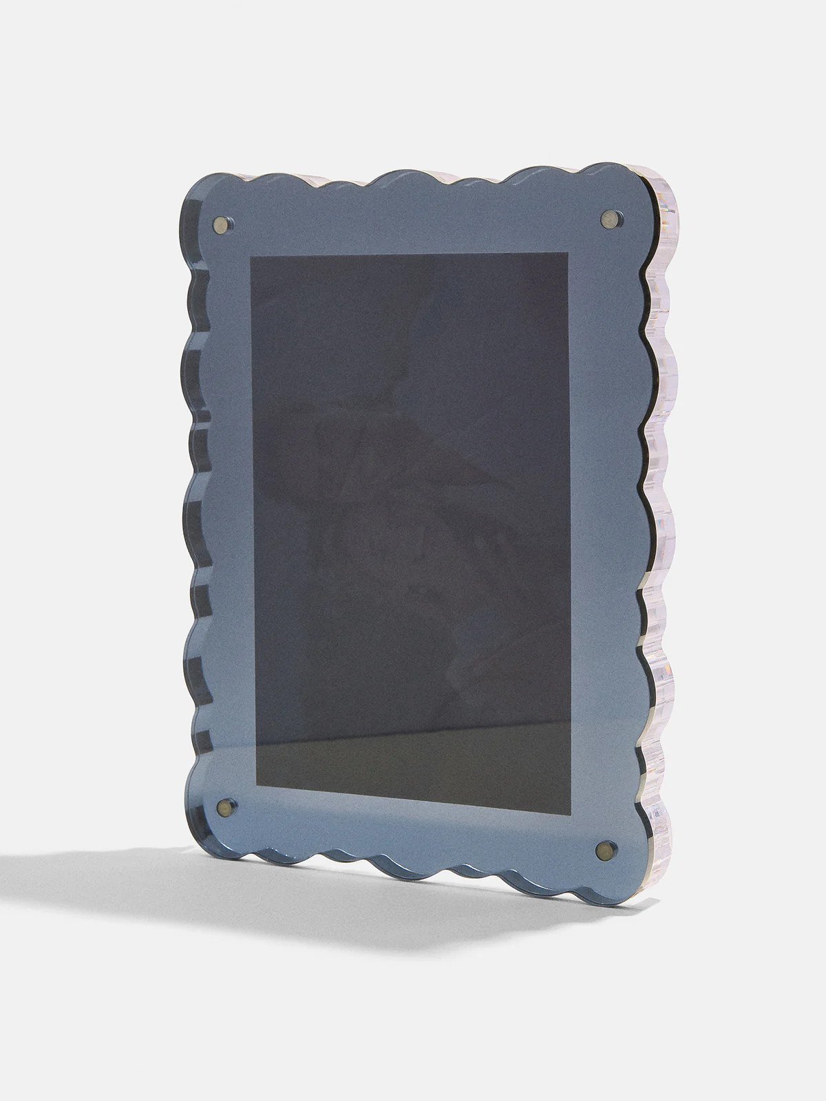 Picture Perfect Vertical Acrylic Frame - Scalloped Shape | BaubleBar (US)