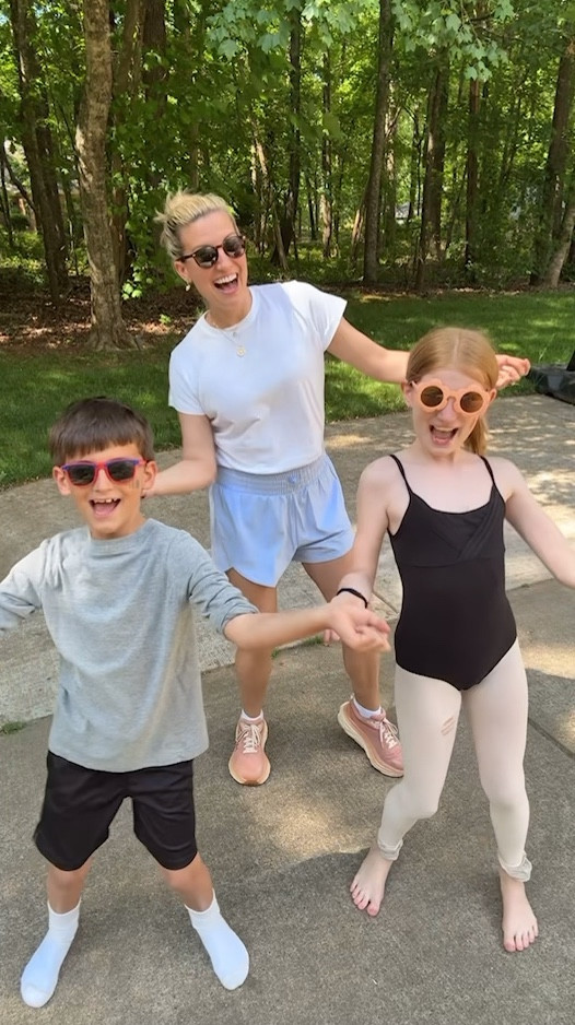 We heard a shimmy a day keeps the sad away… or at least keeps us laughing!
Ignore the face paint + ripped ballet tights — that’s what happens when you basically live at the dance studio 50,000 hours a week.
The kids LOVED this trend and yes… I gave in.

Happy Friday, friends! Let’s shimmy into the weekend! Tag a mama who needs to jump on this trend too!

#Shimmy #momlifeunfiltered #dancemom #momandkids #FunFriday #viralreel #relatablemomcontent

#LTKStyleTip #LTKSeasonal #LTKOver40