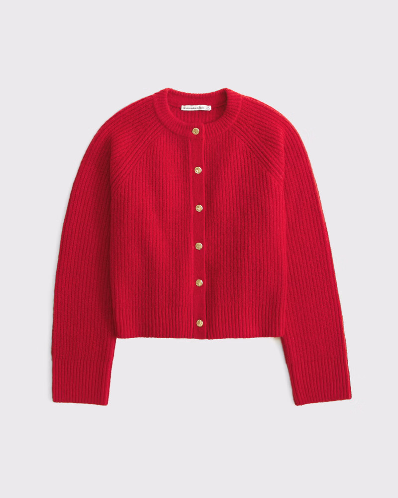 Women's Crew Cardigan | Women's Tops | Abercrombie.com | Abercrombie & Fitch (US)