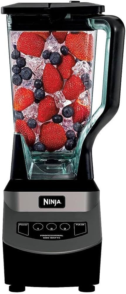 Ninja NJ601AMZ Professional Blender with 1000-Watt Motor & 72 oz Dishwasher-Safe Total Crushing P... | Amazon (US)