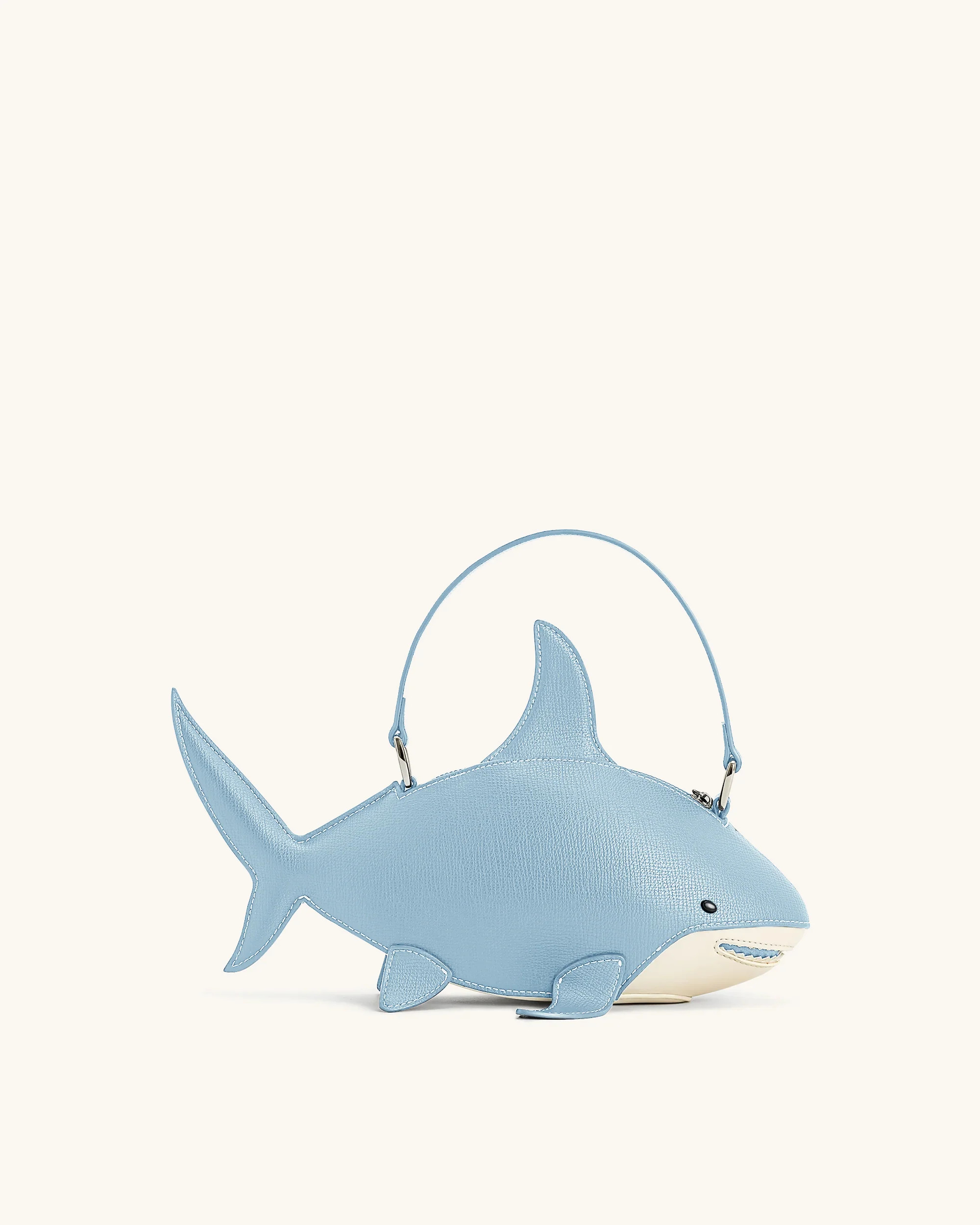 Nerys Shark Look Top Handle Bag - Light Blue | JW PEI US