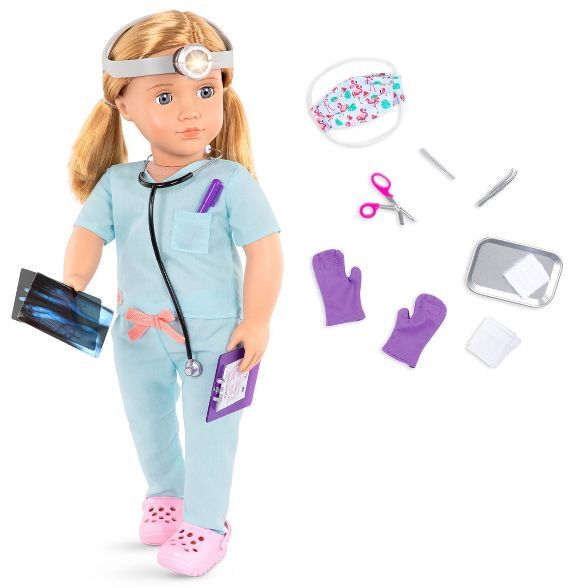 Our Generation 18&#34; Doctor Doll with Scrubs Outfit - Tonia | Target