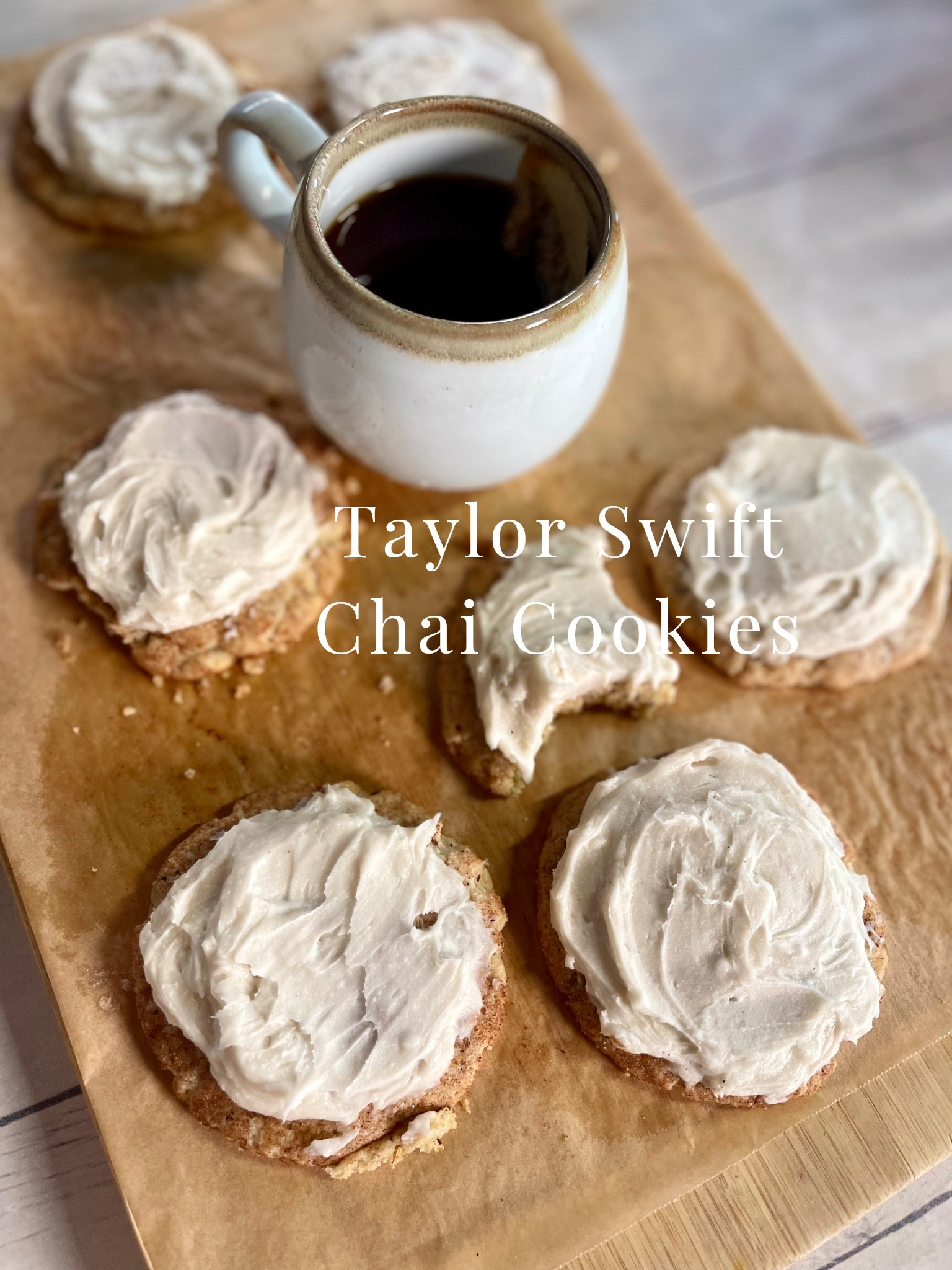 These are the viral Taylor Swift chai cookies I made with a buttercream frosting.  To top it off I paired it with hot chai in this pretty tea cup. 

#LTKHome #LTKFindsUnder50 #LTKGiftGuide