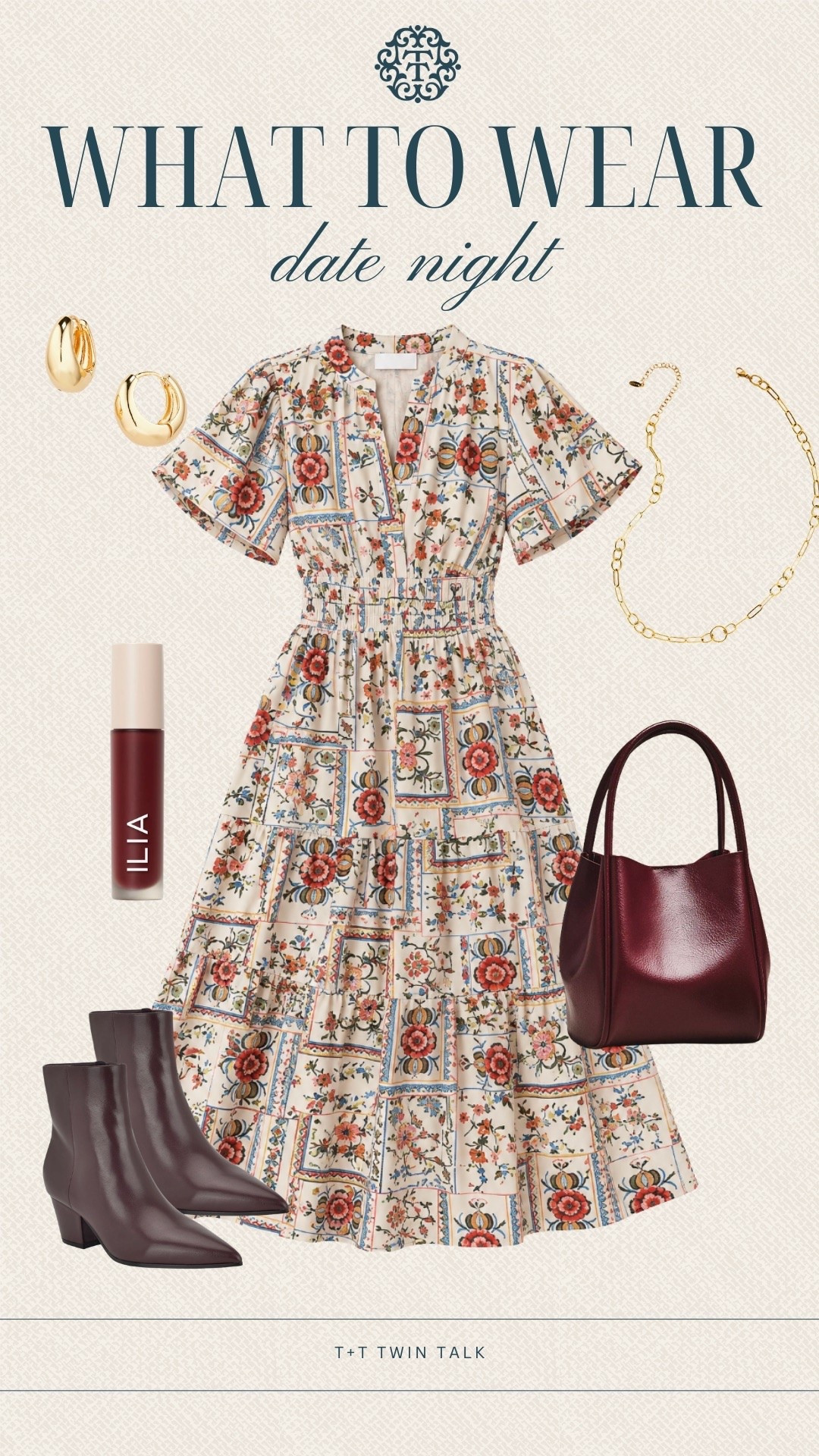 T+T, what to wear! This Anthropologie dress and bag make the cutest pairing for a fall date night. We’d wear this for dinner, drinks, or a night out with your favorite person.

#LTKSeasonal #LTKOver40 #LTKMidsize