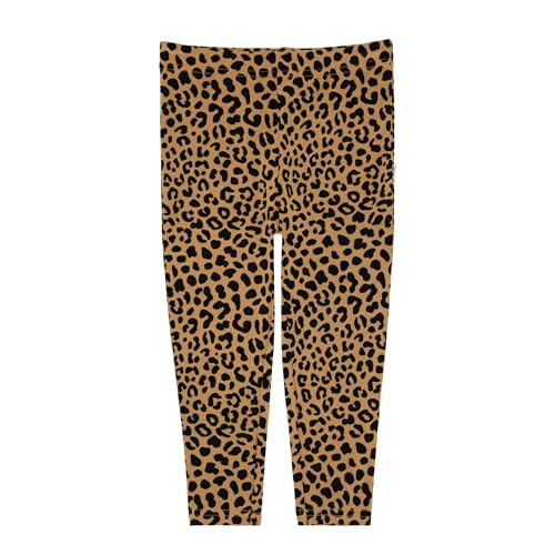 Little Sleepies Leggings for Girls, Soft Viscose from Bamboo, Toddler Leggings, Stretchy Girls Clothes, Classic Leopard, 3T | Amazon (US)