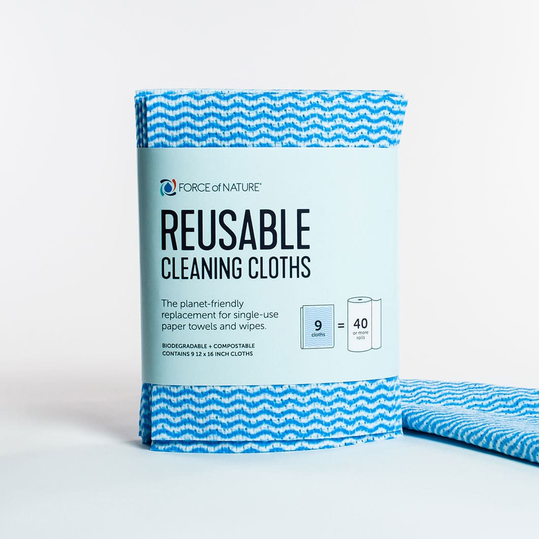 Force of Nature Reusable Cleaning Cloths | Force of Nature