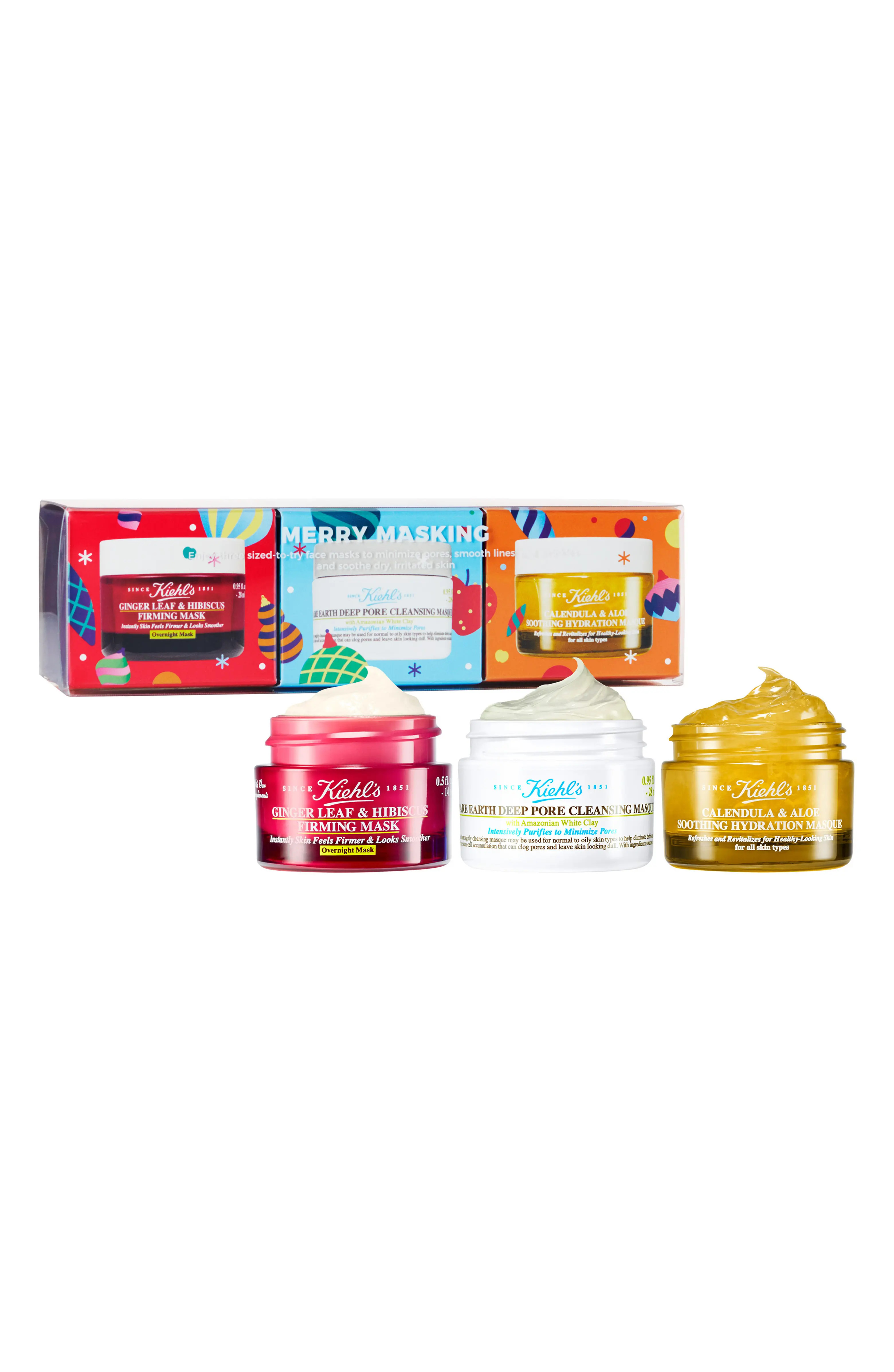 Kiehl's Since 1851 Merry Masking Travel Size Face Mask Set ($56 Value) | Nordstrom | Nordstrom