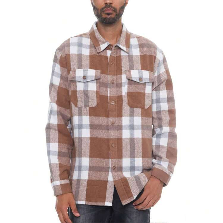 Men's Checkered Soft Flannel Shacket | SHEIN