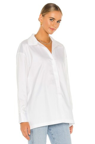 Oversized Boyfriend NK Shirt in White | Revolve Clothing (Global)