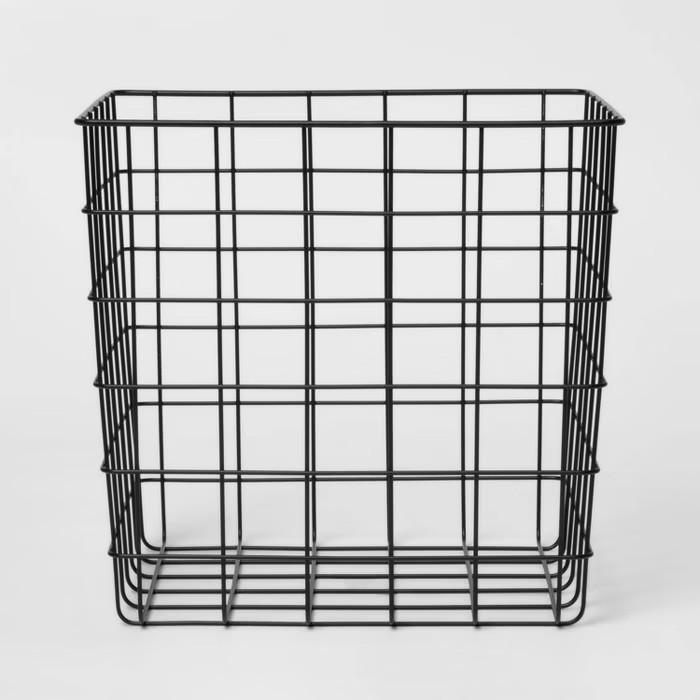 Decorative Baskets Steel Square Black - Room Essentials™ | Target