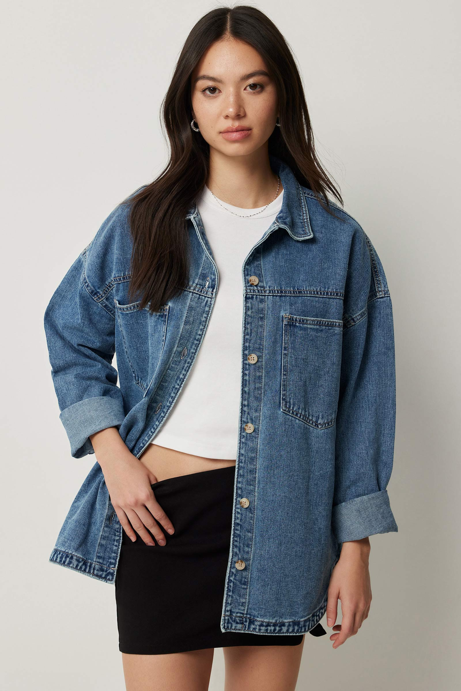 Denim Shacket | Ardene