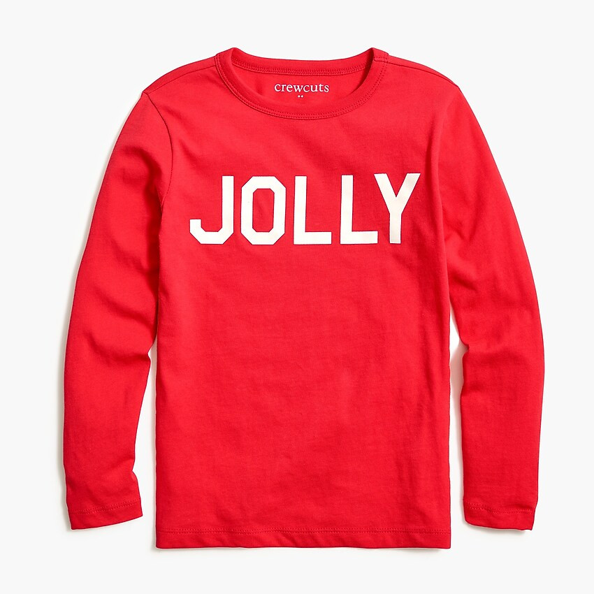 Boys' long-sleeve "jolly" graphic T-shirt | J.Crew Factory