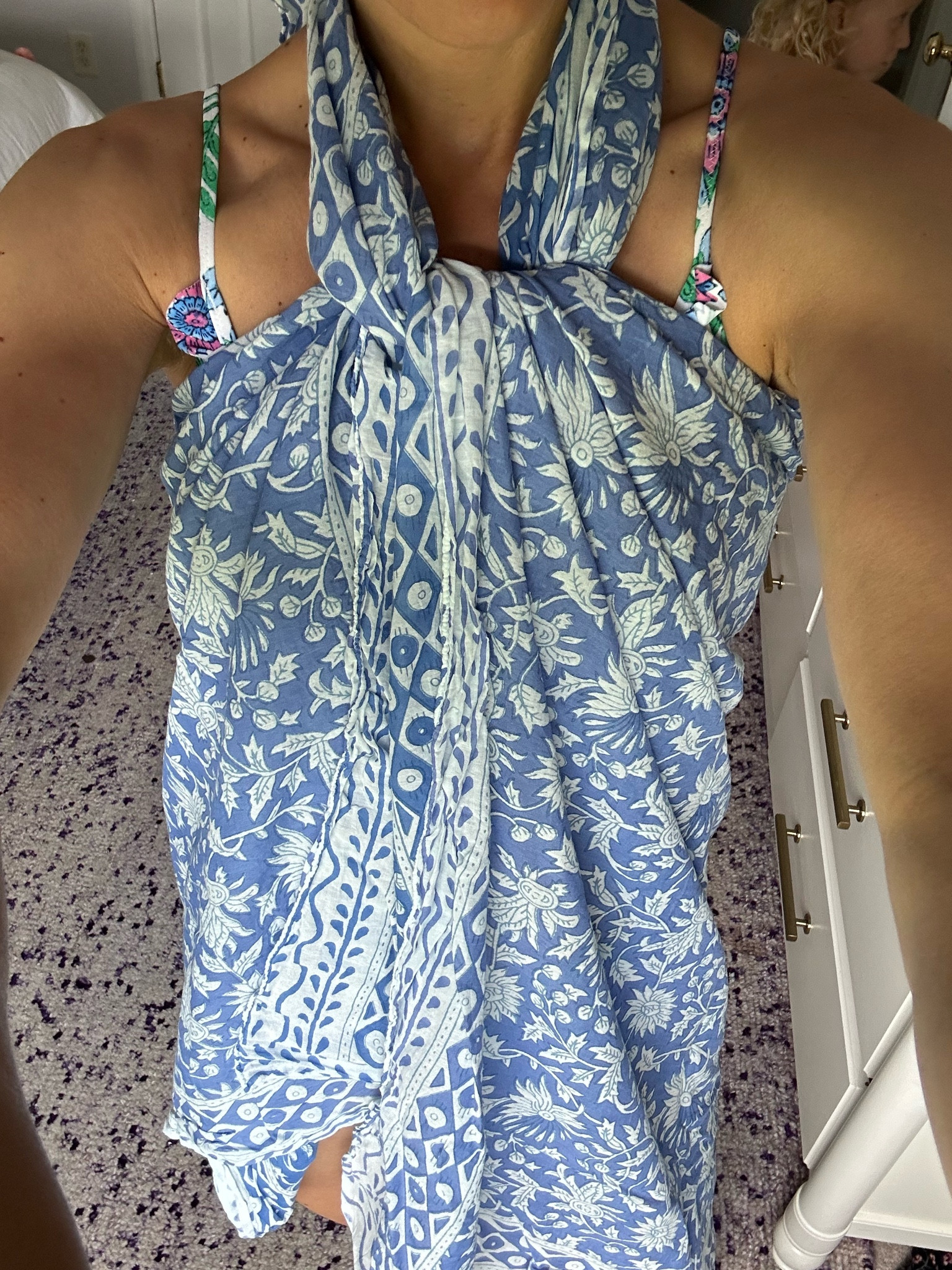 Beach sarong
Block print 


#LTKunder50 #LTKswim