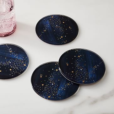 Constellation Glass Coasters (Set of 4) | West Elm (US)