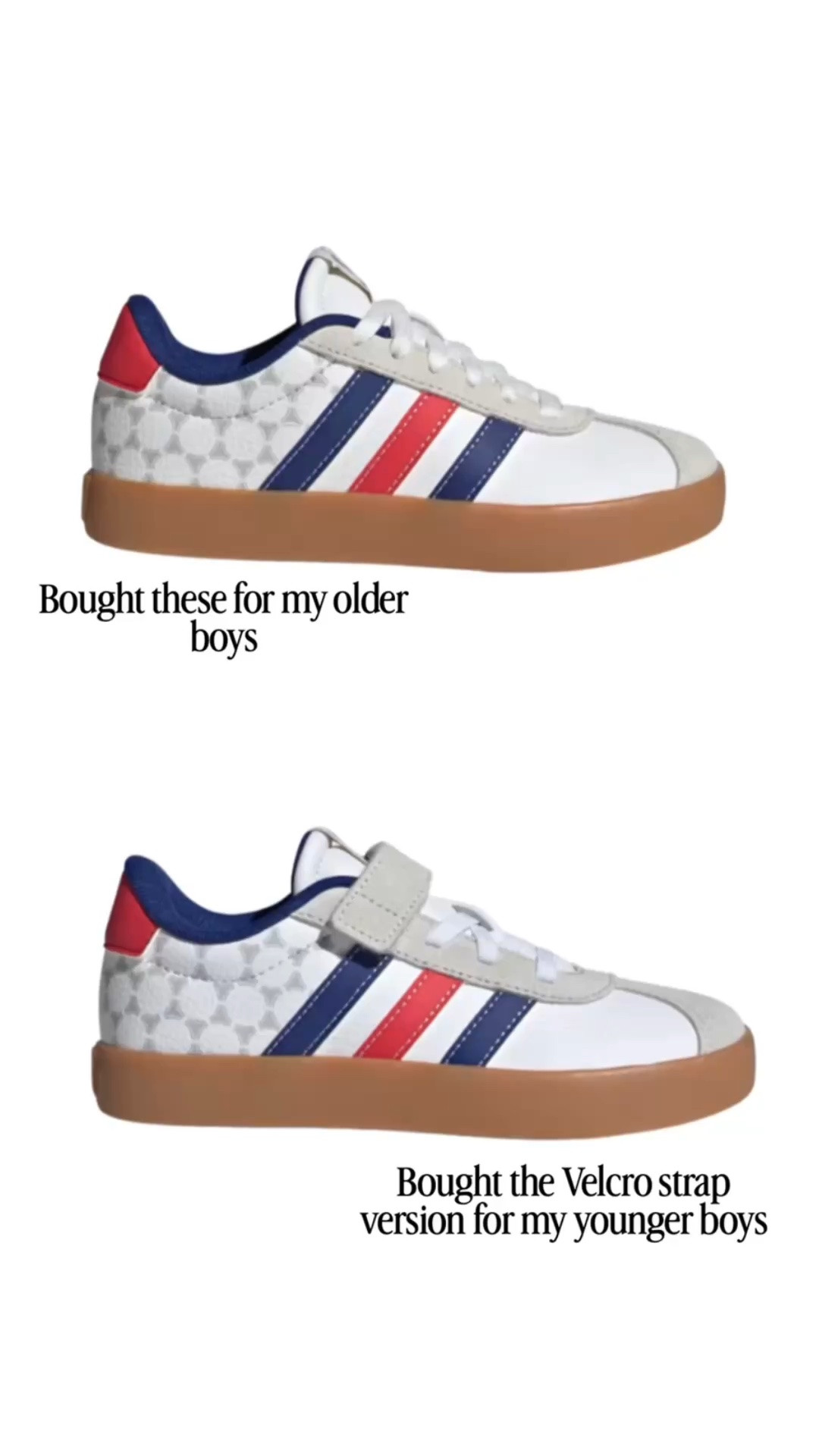 July 4th for boys!  Just bought the sneakers for my 4 boys.
 @adidas

#LTKSeasonal #LTKKids