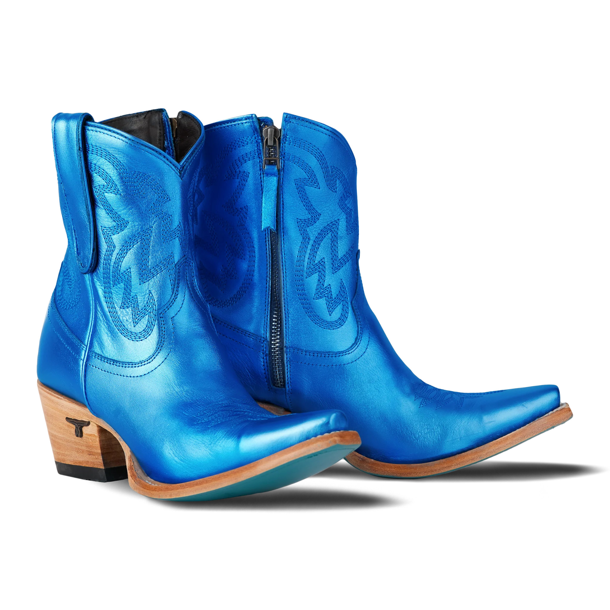Smokeshow Bootie - Cobalt Metallic | Lane Boots