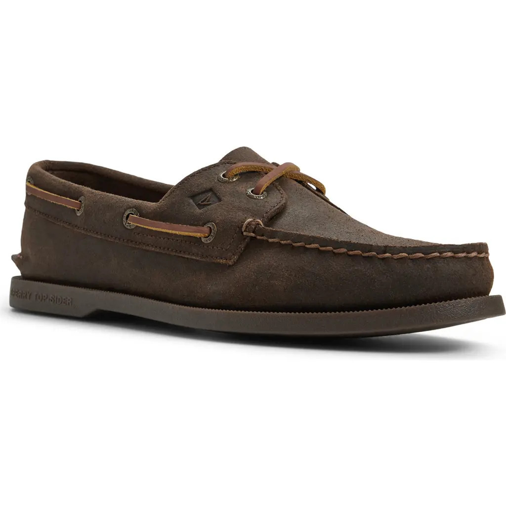Sperry Authentic Original™ 2-Eye Boat Shoe in Green Brown at Nordstrom, Size 8 | Nordstrom