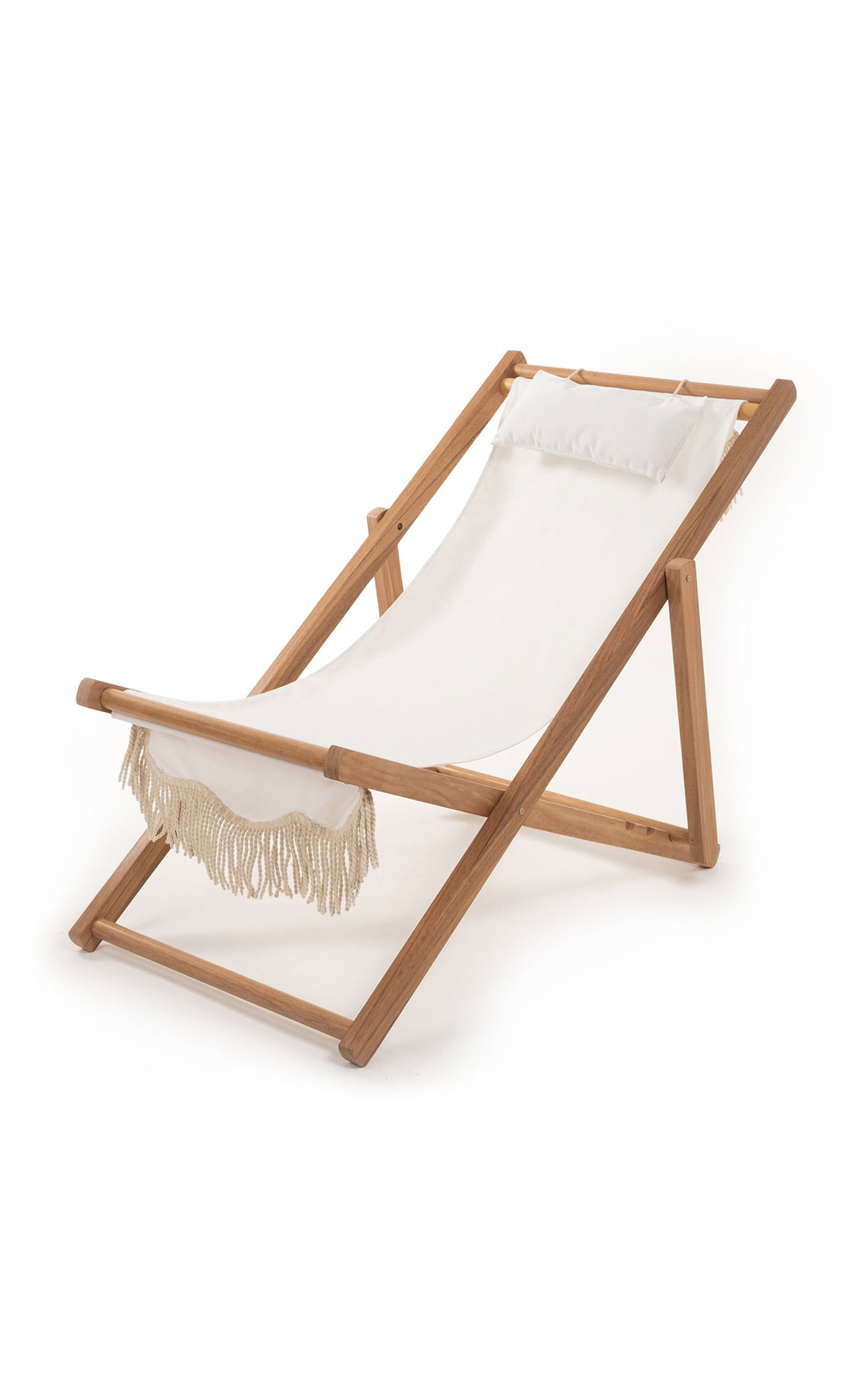 Premium Fringed Canvas Sling Chair | Moda Operandi (Global)
