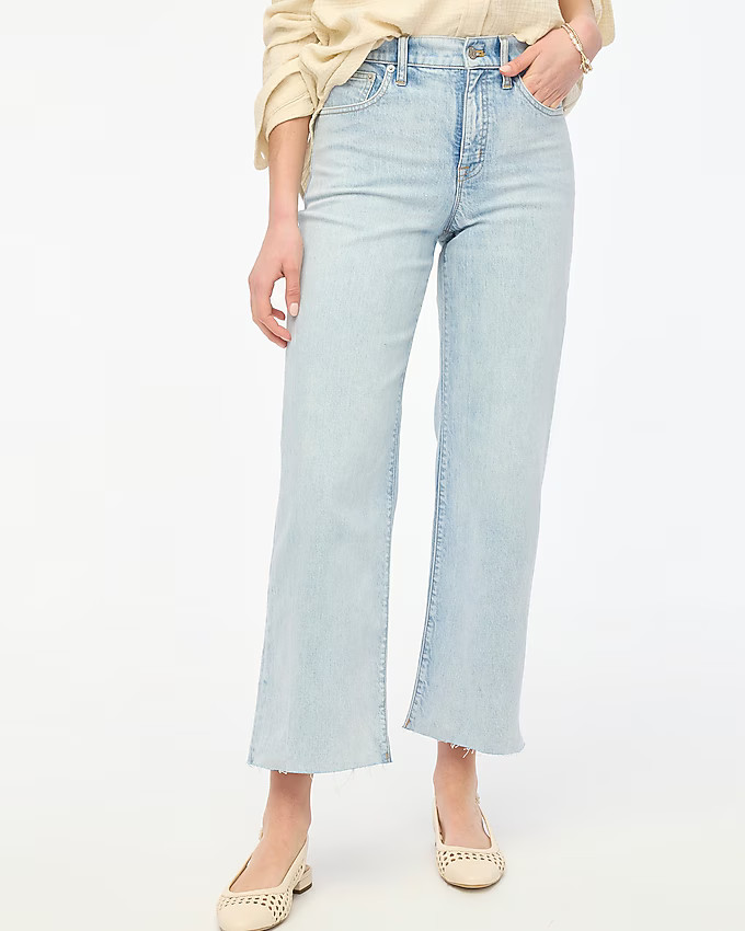 Wide-leg crop jean in all-day stretch | J.Crew Factory