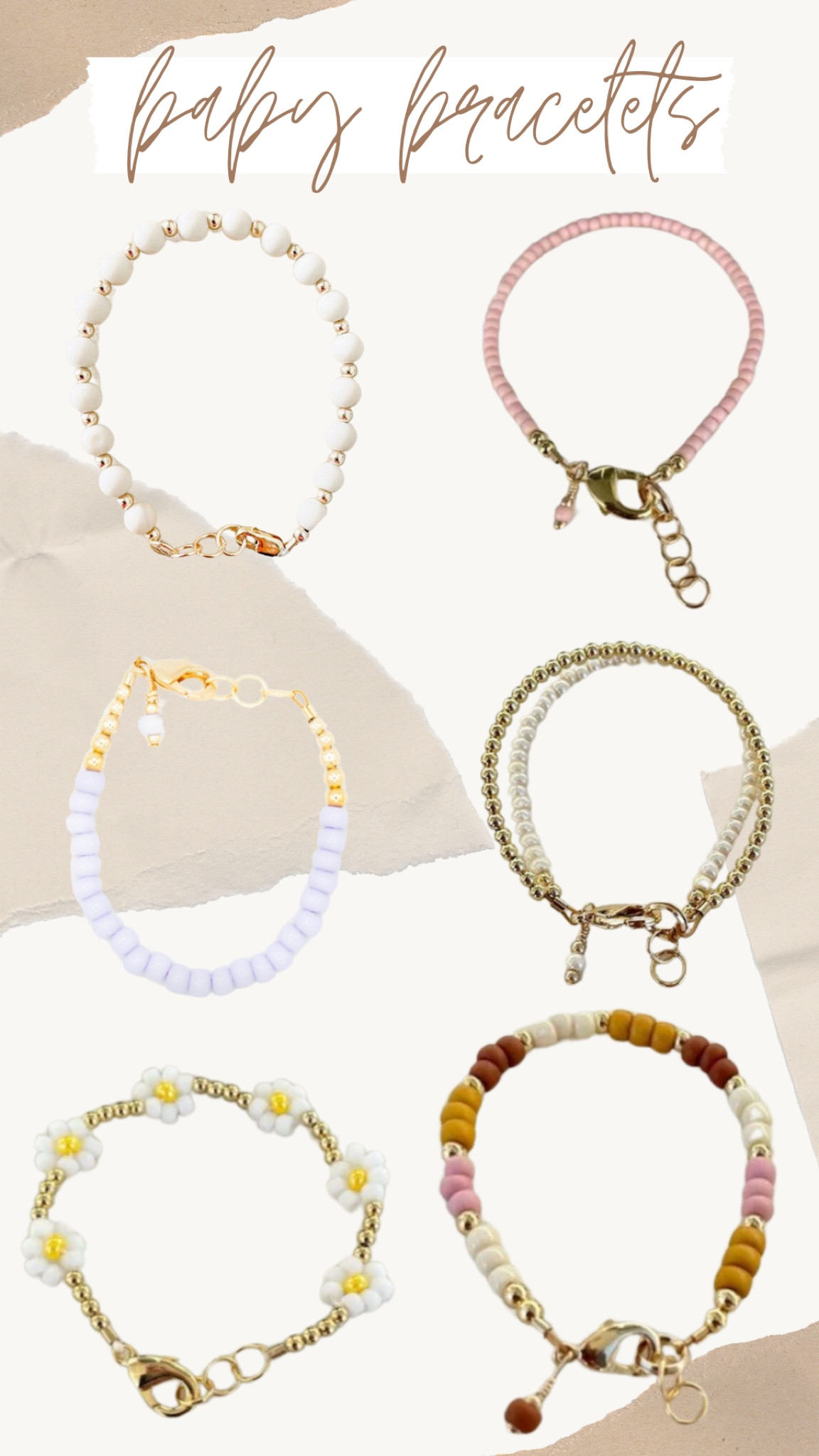 Baby bracelets, baby girl accessories 

#LTKfamily #LTKbaby #LTKkids