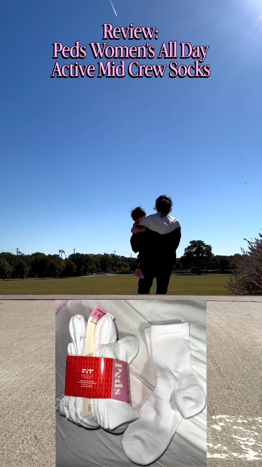 Mom walks is my go to for exercise right now. After so many inconveniences with no shoe socks, I tried these mid crew socks by Peds. I walked around the park, played at the playground with my baby, walked around Costco twice and worked on errands out of the home all day. These stayed dry, felt comfortable and stayed up all day. 

#LTKActive #LTKSaleAlert #LTKGiftGuide