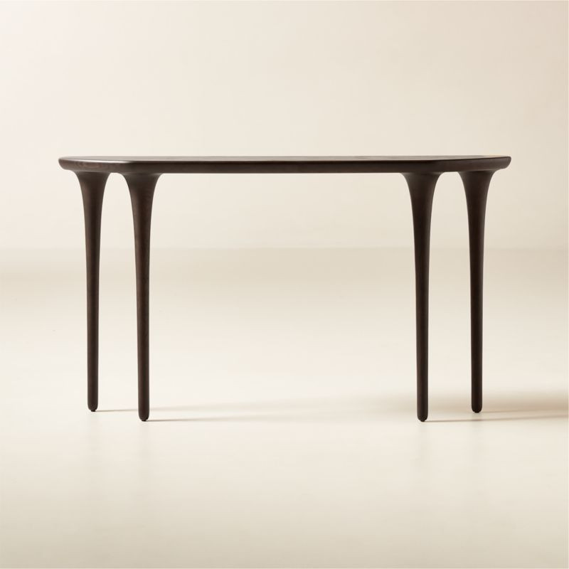 Macello Brown Oak Console Table 52" | CB2 | CB2