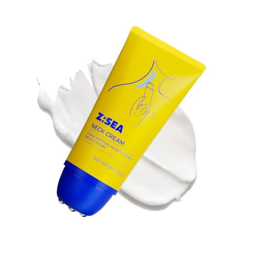 Z:SEA Neck Firming Cream with Roller - 5.29 fl oz, Anti-Aging, Hydrating & Tightening (Collagen, Vitamin C, Hyaluronic Acid) | Amazon (US)