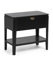 26x14x24 1 Drawer Fluted Side Table | Marshalls