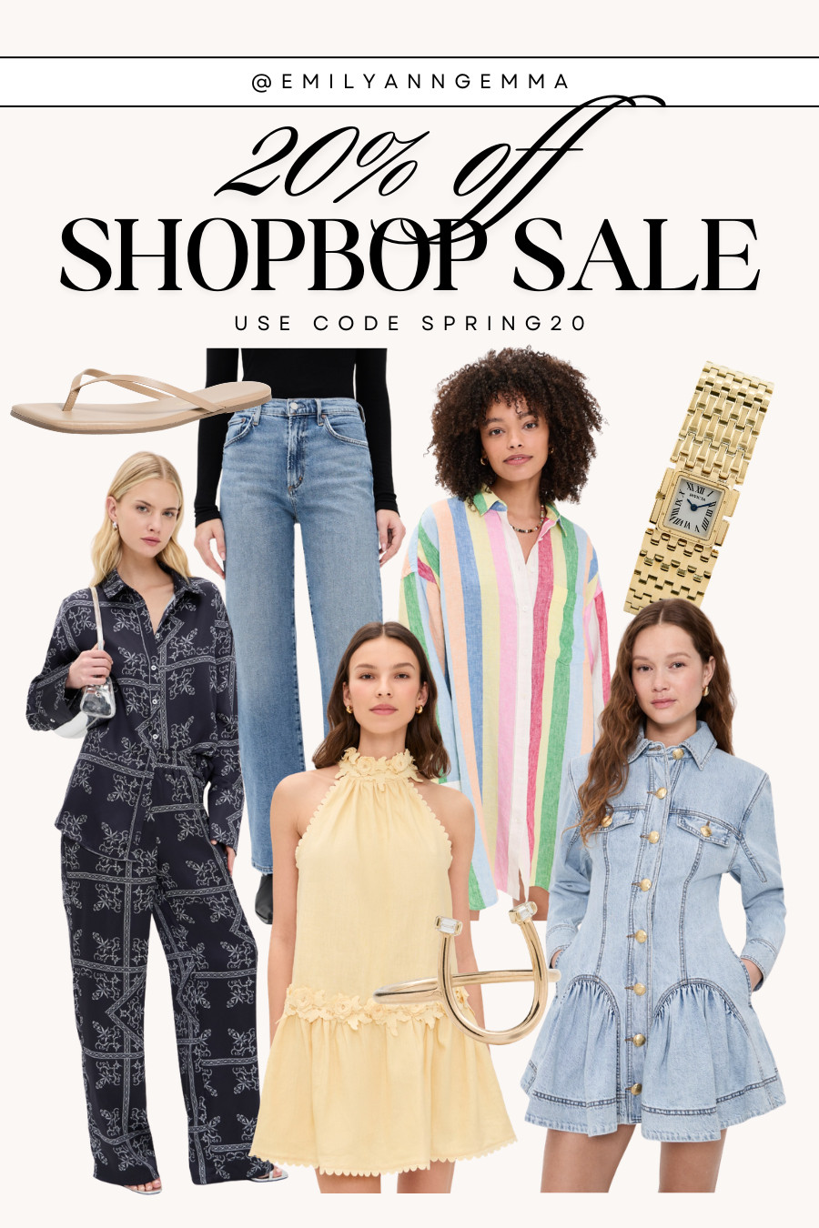 Get 20% off at Shopbop with code SPRING20! 

 

#LTKSaleAlert