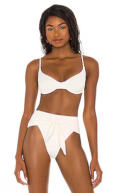 WeWoreWhat Vintage Bra Bikini Top in Off White from Revolve.com | Revolve Clothing (Global)