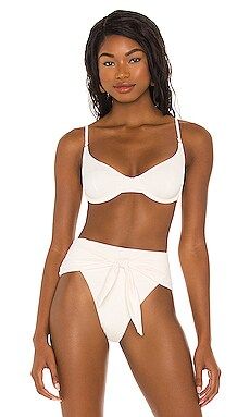 WeWoreWhat Vintage Bra Bikini Top in Off White from Revolve.com | Revolve Clothing (Global)