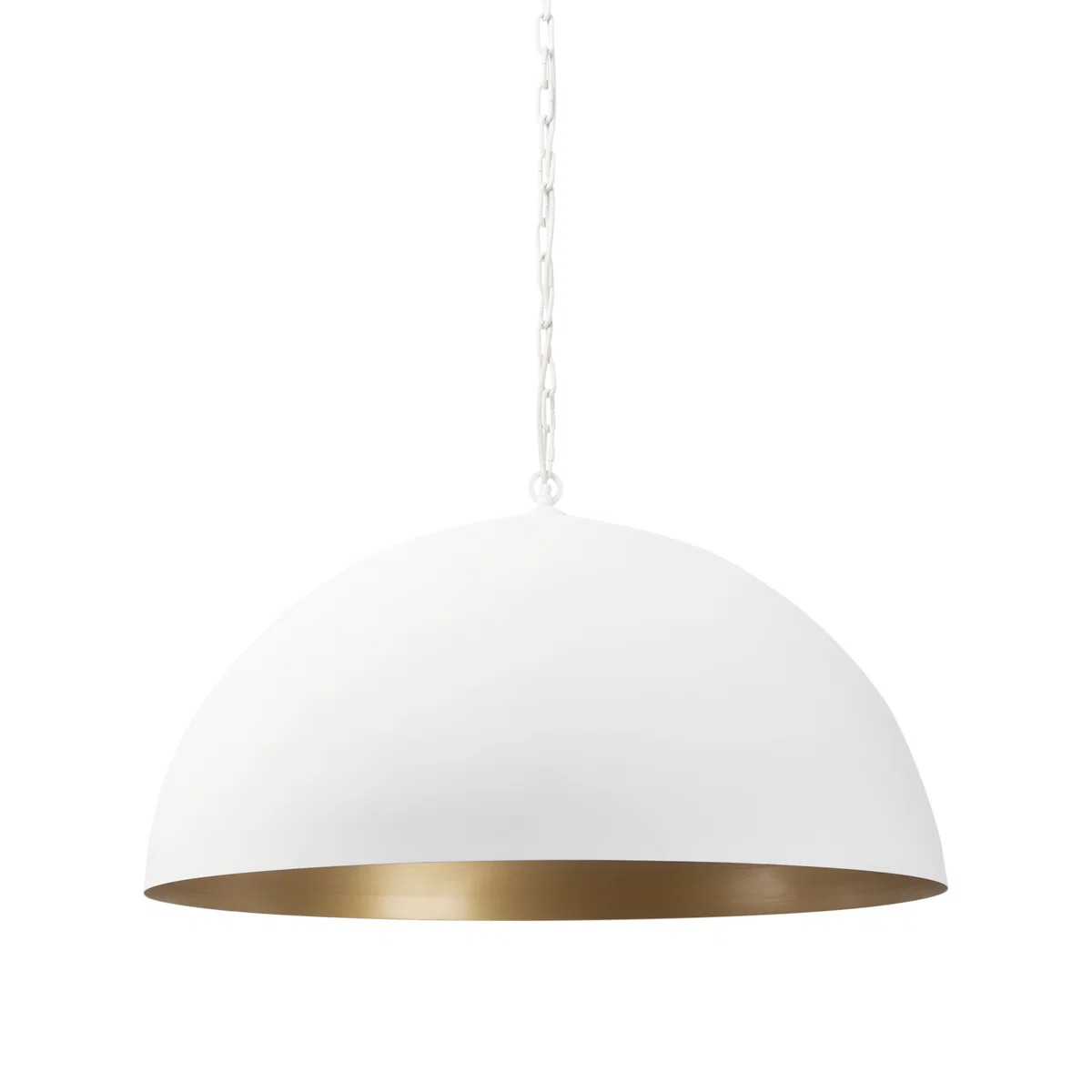 Nadalee 1 - Light White Dome Pendant | Wayfair North America
