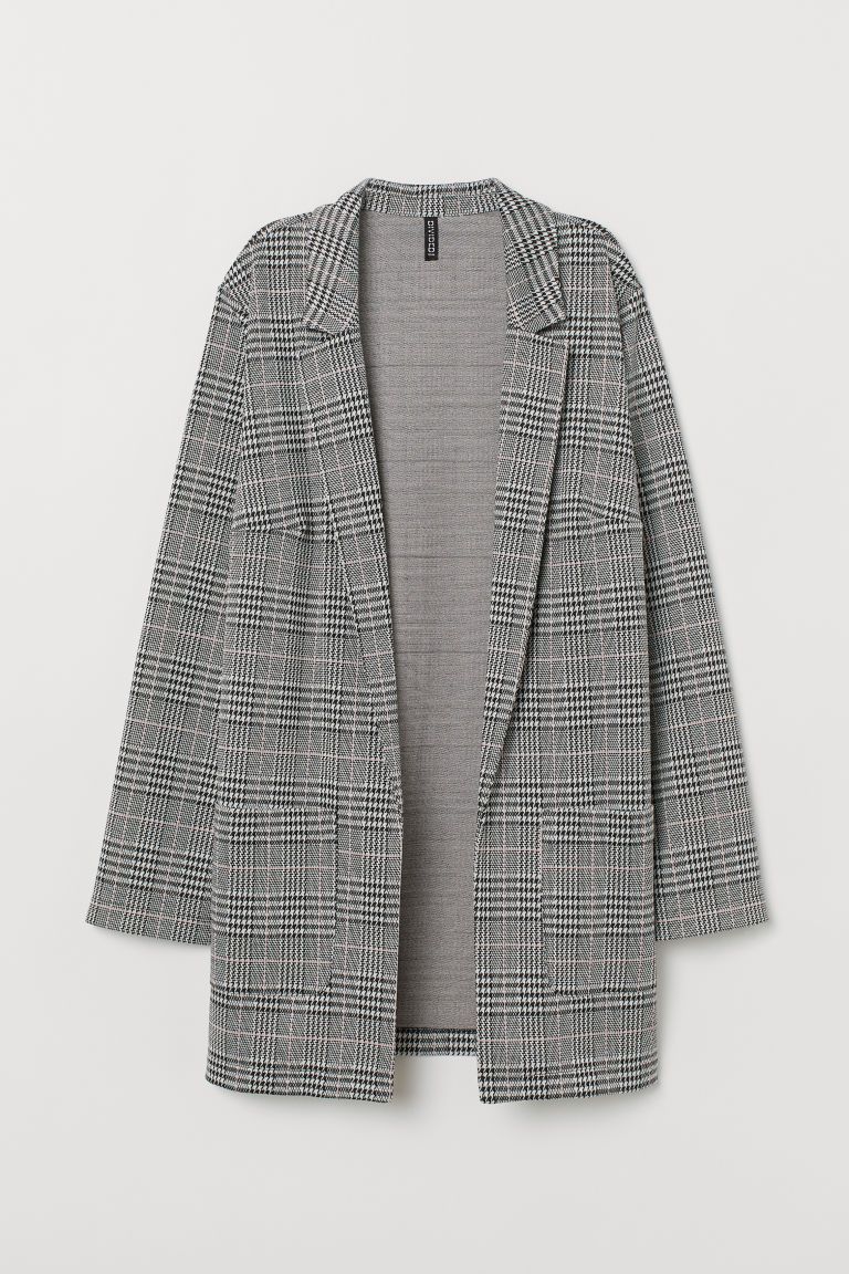 H & M - H & M+ Long Jacket - Gray | H&M (US + CA)