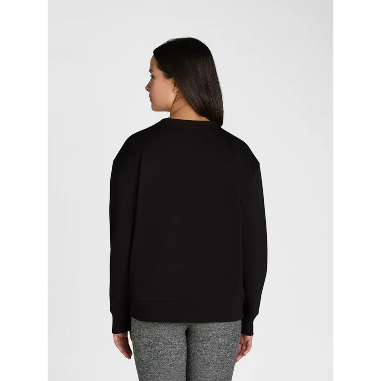 Athletic Works Women's Fleece Crewneck Sweatshirt, Sizes XS-XXXL | Walmart (US)