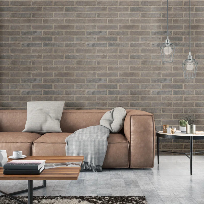 Capella Brick Look 2" x 10" Matte Porcelain Floor and Wall Tile | Wayfair North America