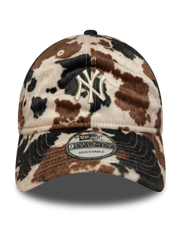 New Era Womens Faux Pony Texture Animal Print Cap | Next US