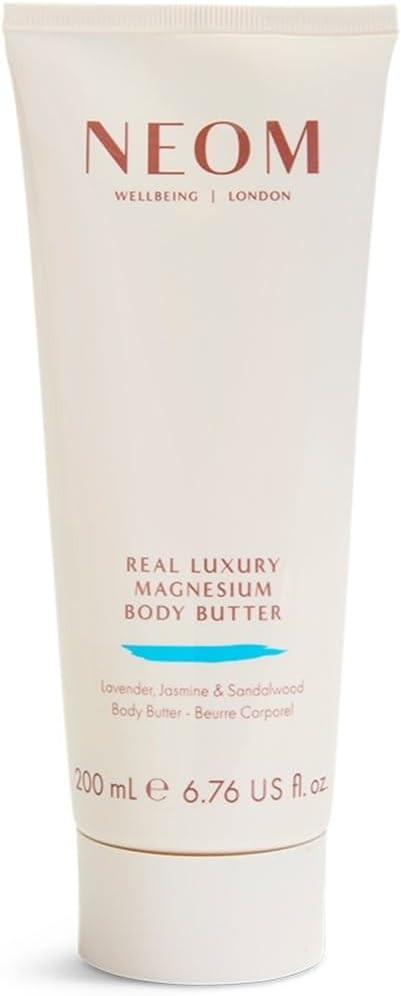 NEOM Real Luxury Magnesium Body Butter, 200ml I Lavender, jasmine and sandalwood blended along wi... | Amazon (UK)