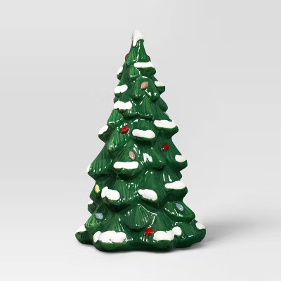 Medium Ceramic Christmas Tree Green - Threshold™ | Target