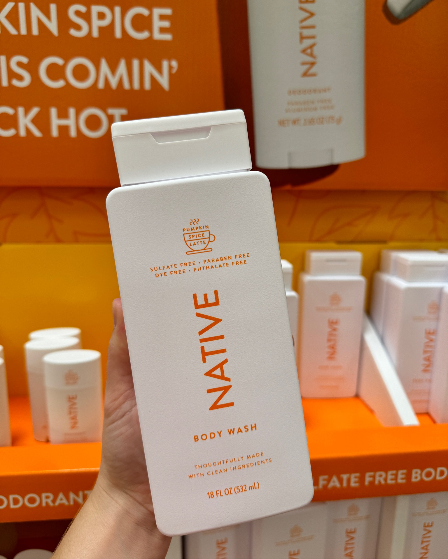 Native pumpkin spice body wash, fall body care, seasonal scents, cozy shower routine, pumpkin spice everything, autumn skincare, warm and spicy scent, limited edition body wash, fall beauty must-haves, shower essentials, cozy vibes, fall fragrance, Native body care, pumpkin spice lover, fall favorites

#LTKBeauty #LTKFallSale #LTKSeasonal