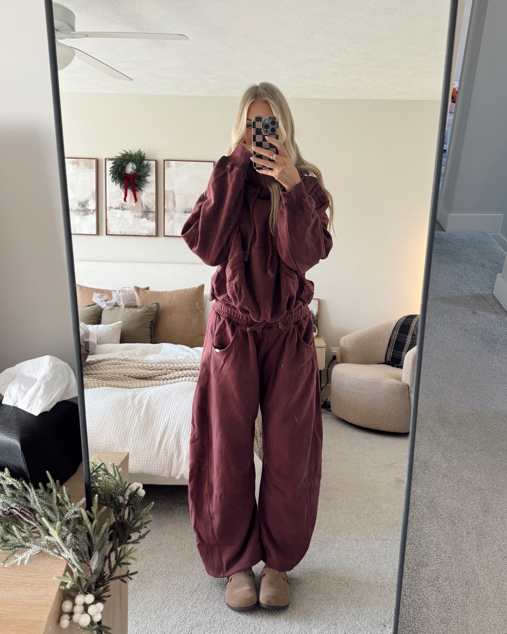 The cutest & SOFTEST sweat set from Urban 😍 brb ordering in every single color! Wearing a size M 

#LTKTravel #LTKFindsUnder100 #LTKTall