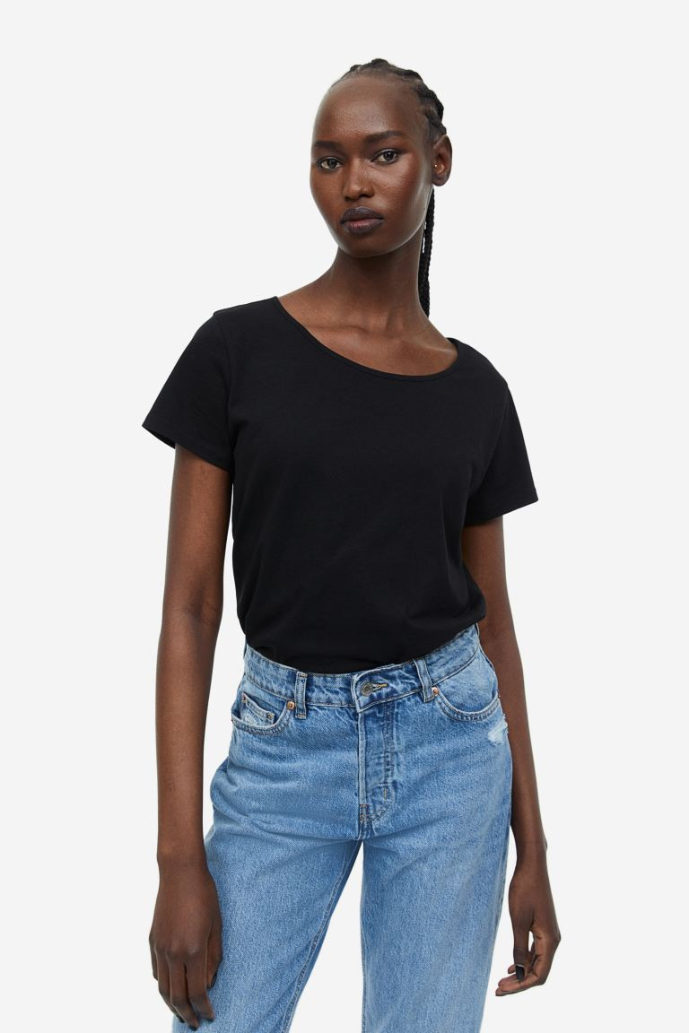 Cotton T-shirt | H&M (UK, MY, IN, SG, PH, TW, HK)