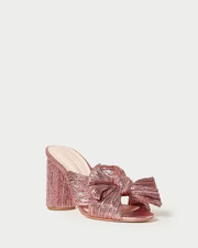 Penny Rose Pleated Bow Heel | Loeffler Randall