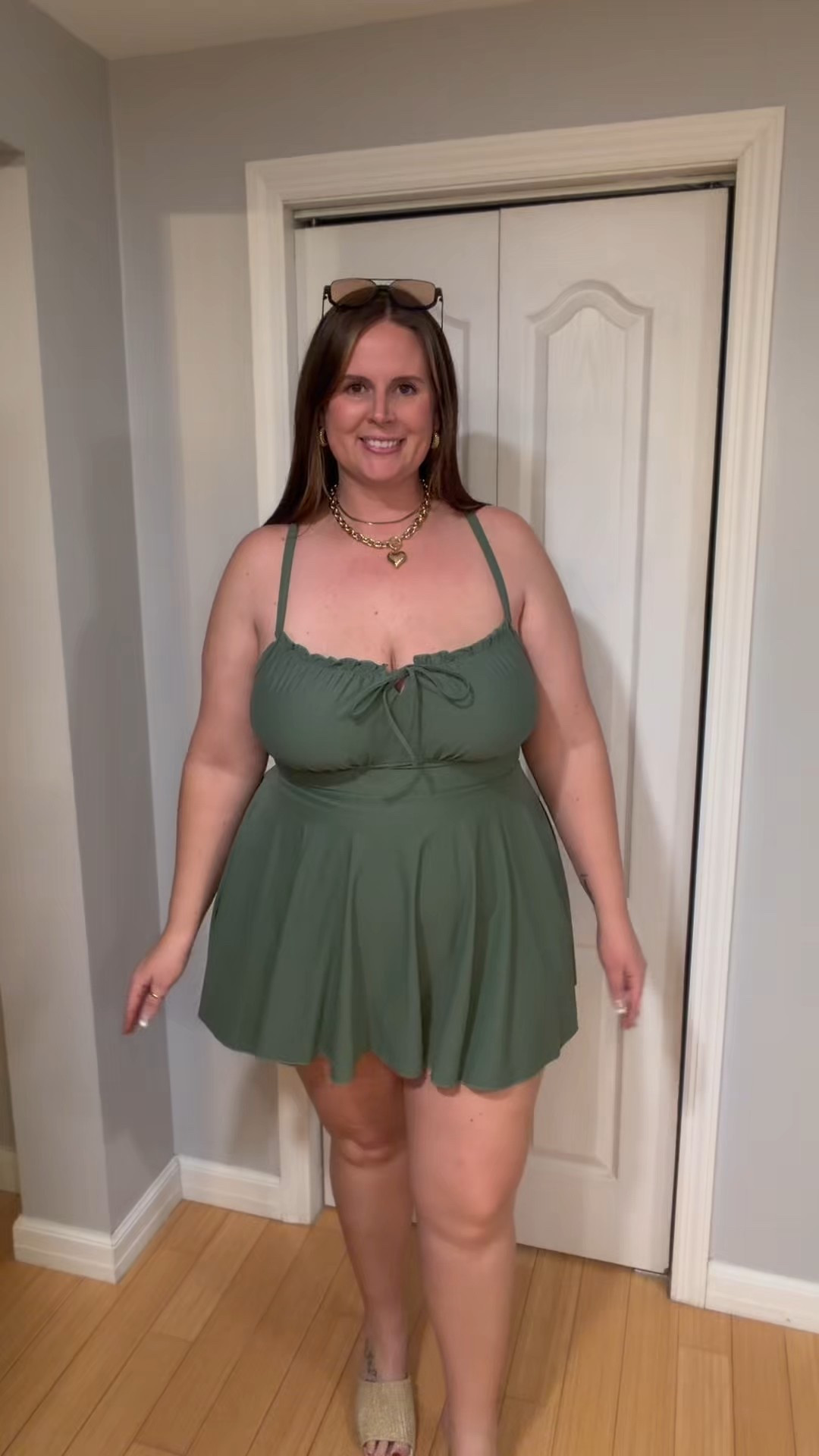 Proof that this color works for me!!💚

TTS wearing a xxl

This color is everything! Very comfortable , perfect full coverage suit! Comes in other colors 

#plussizeswim #swimsuits #swim2026 #midsize #midsizeswim #ootd #swimgirl #onepieceswimsuit #cute #summerready 
#amazonswim #amazonfinds 

#LTKMidsize #LTKSeasonal #LTKPlusSize