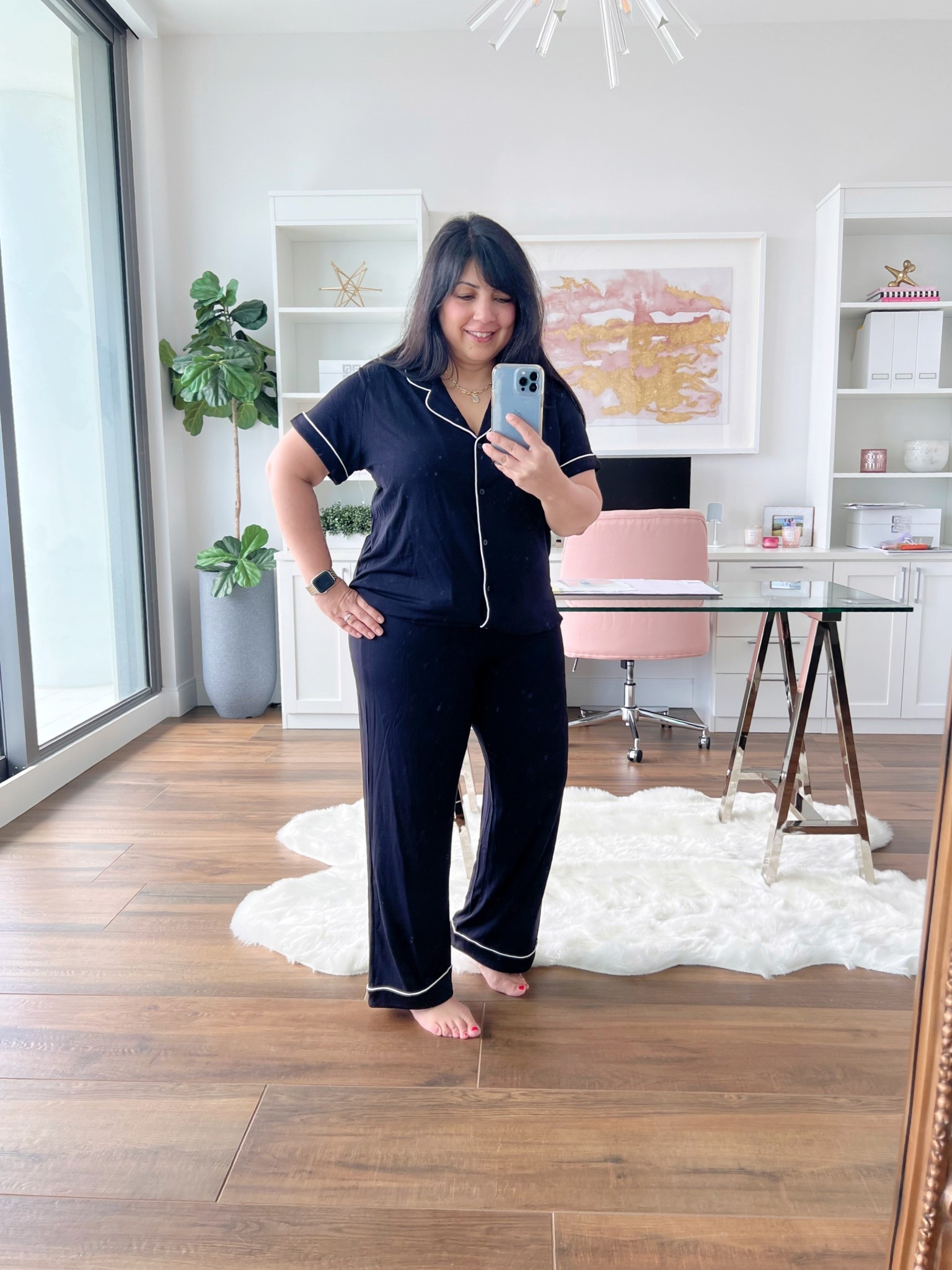 Nordstrom Anniversary Sale! Loving these moonlight pajama sets! So soft and comfy. These pants are technically cropped but end up being full length for me. Wearing pajamas here in size large. 

#LTKFindsUnder50 #LTKMidsize #LTKSaleAlert