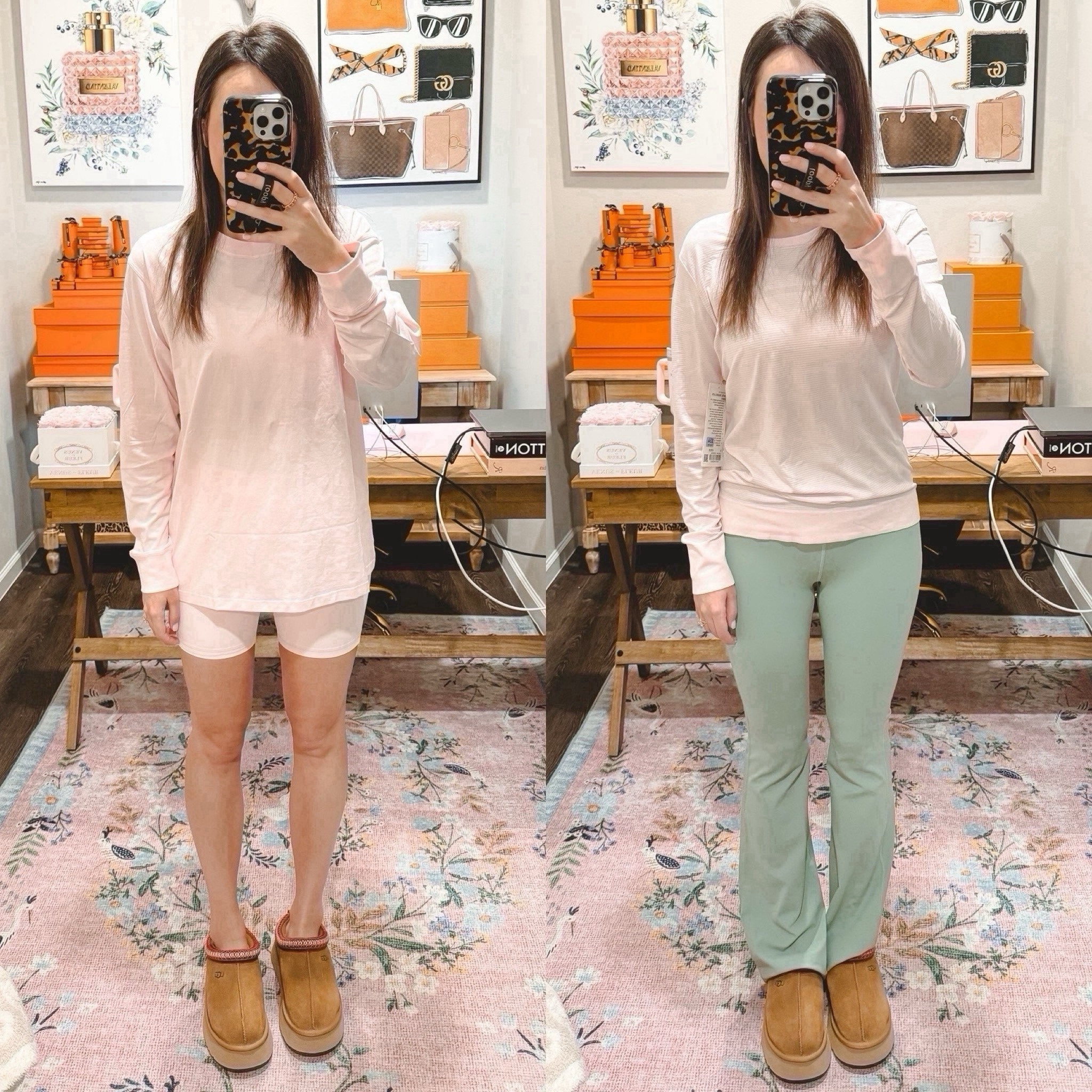 Lululemon try on
Outfit 1 - Lululemon all yours tee strawberry milkshake (size 6) with align shorts strawberry milkshake (size 4)
Outfit 2 - swiftly in strawberry milkshake (size 6) with palm court groove flares (size 4)  



#LTKStyleTip #LTKFindsUnder100 #LTKSeasonal