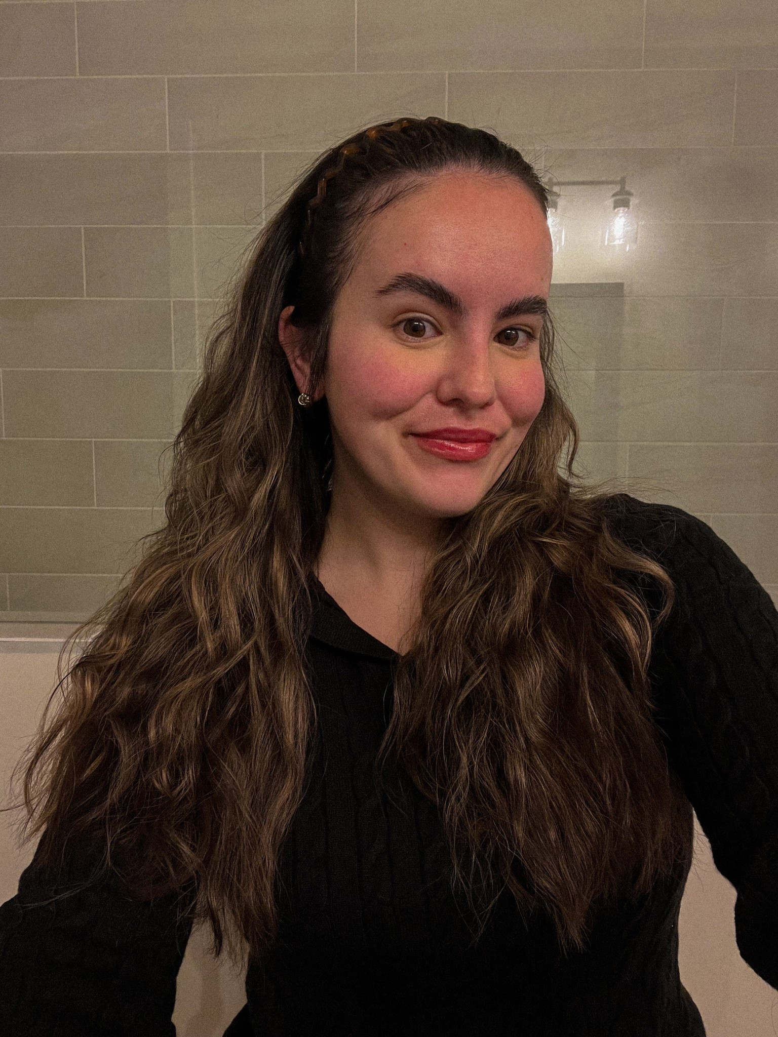 Amazon collared sweater, Wonderskin lip stain, no makeup makeup look, Amazon zig zag headband 🖤

#LTKootd #LTKgrwm #LTKBeauty