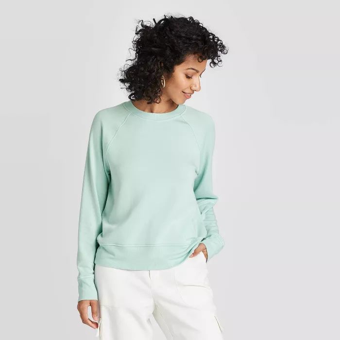 Women's Raglan Sleeve Sweatshirt - A New Day™ | Target