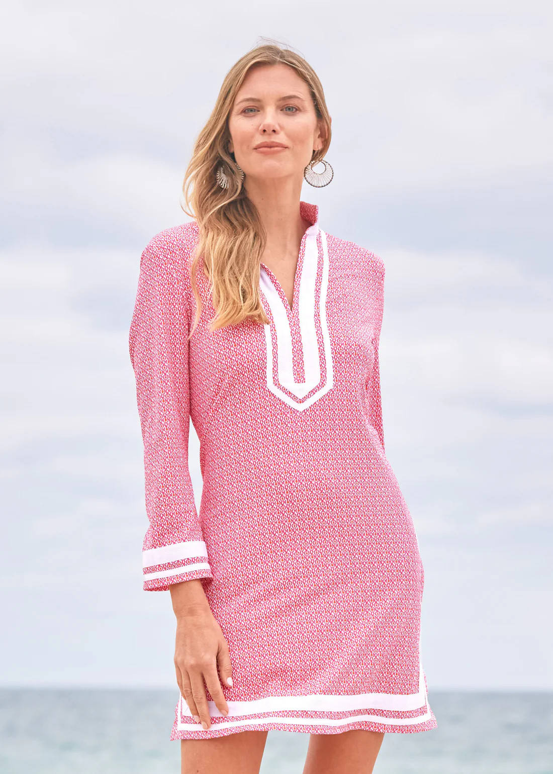 Amelia Island Pique Tunic Dress | Cabana Life