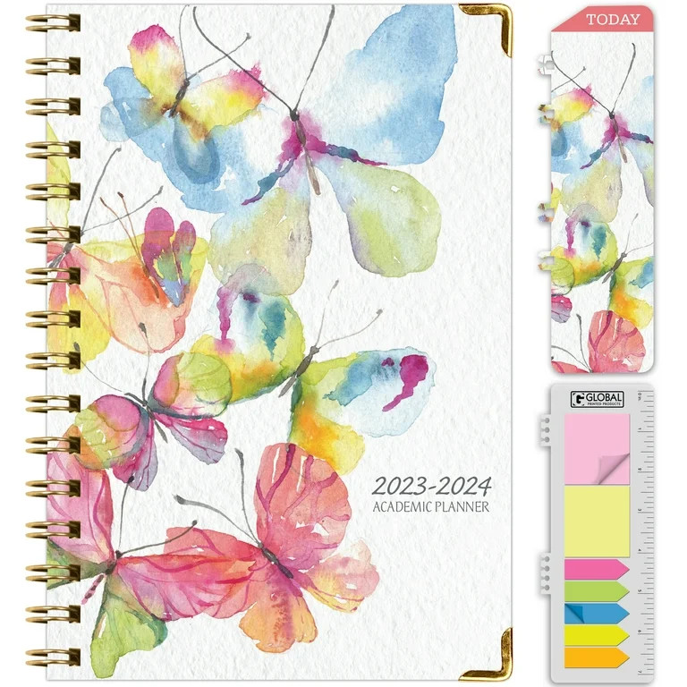 Hardcover Academic Year 2023-2024 Planner (June 2023 Through July 2024) 5.5" x 8" Medium Daily We... | Walmart (US)